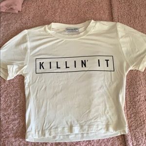 FASHION NOVA CROPPED TEE